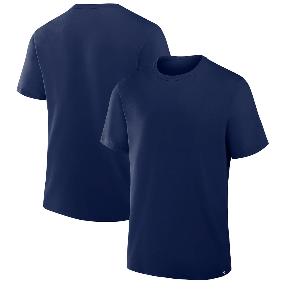 Men's Fanatics Corporate Navy Legacy Cotton T-Shirt
