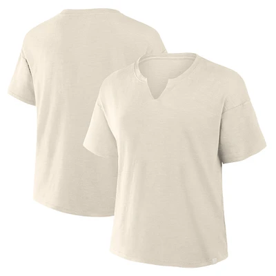 Women's Fanatics Corporate Cream Stadium Slub Boxy T-Shirt