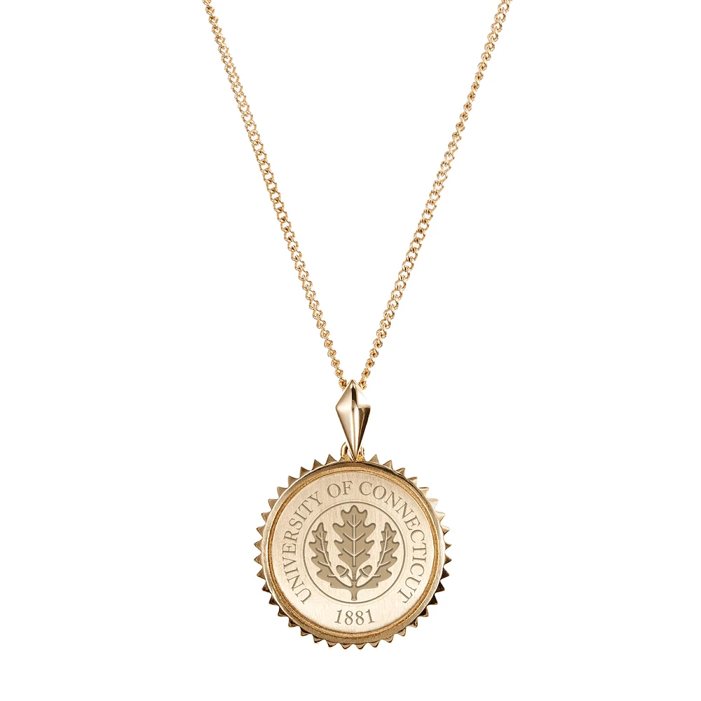 Kyle Cavan UConn Huskies Gold Sunburst Necklace