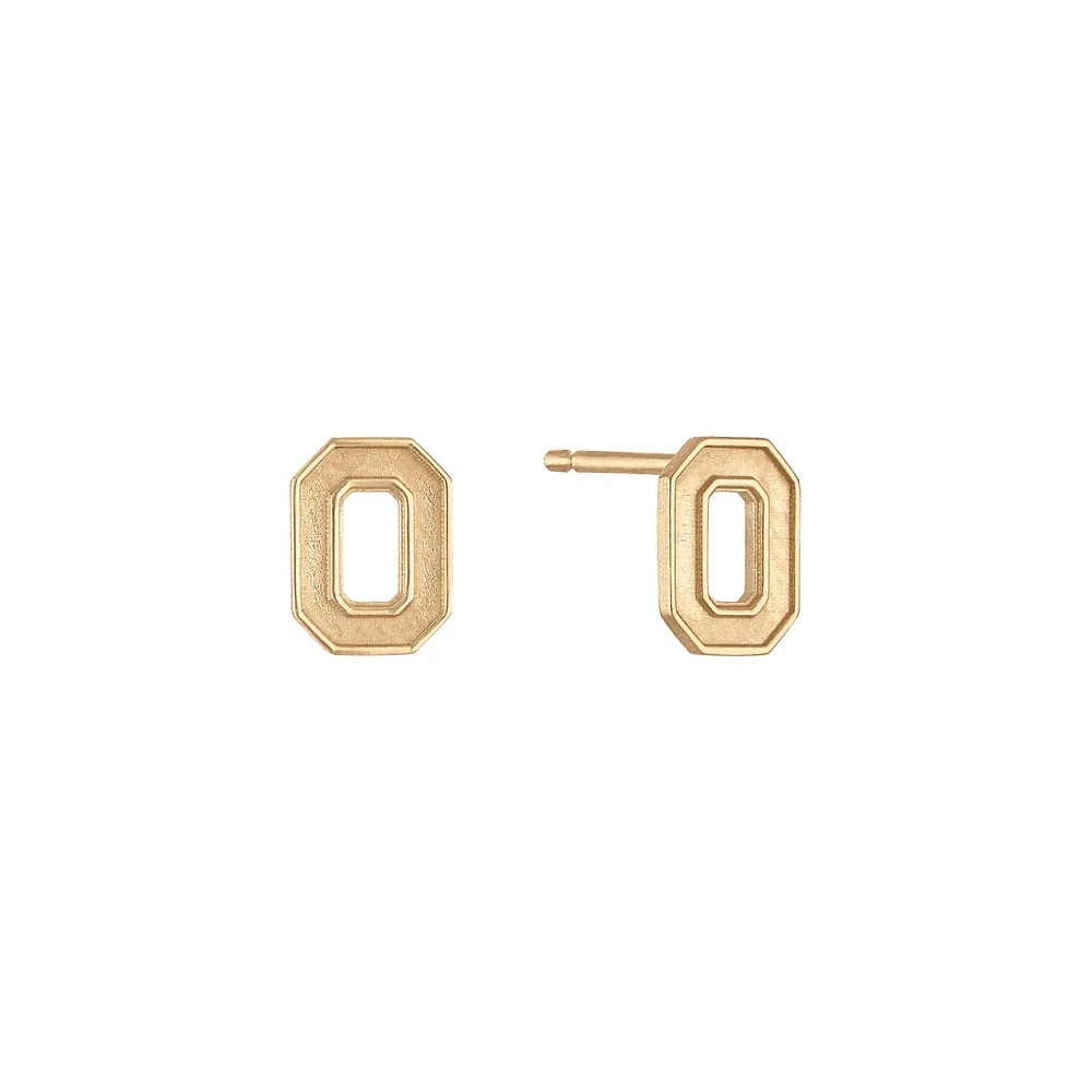 Kyle Cavan Ohio State Buckeyes Logo Stud Earrings