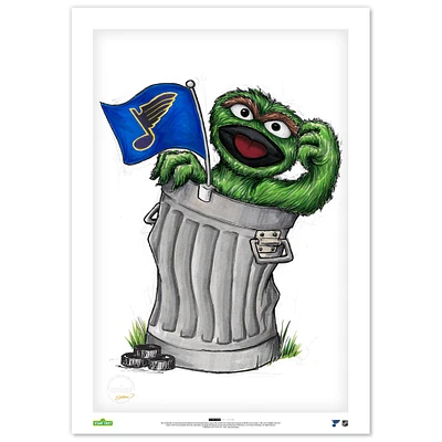 St. Louis Blues 24" x 36" Sesame Street Fine Art Poster