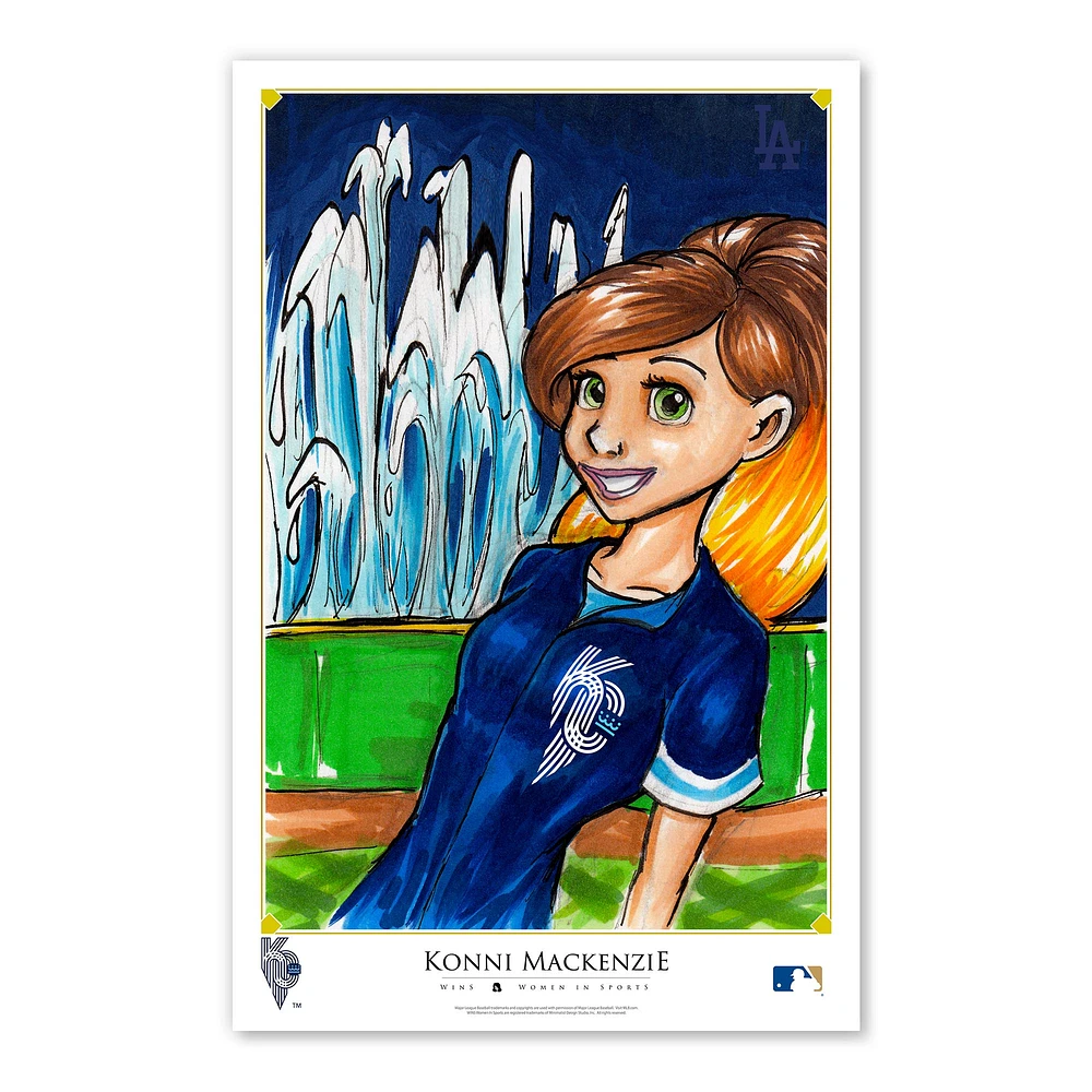Kansas City Royals 11" x 17" Konni Mackenzie Women In Sports Poster