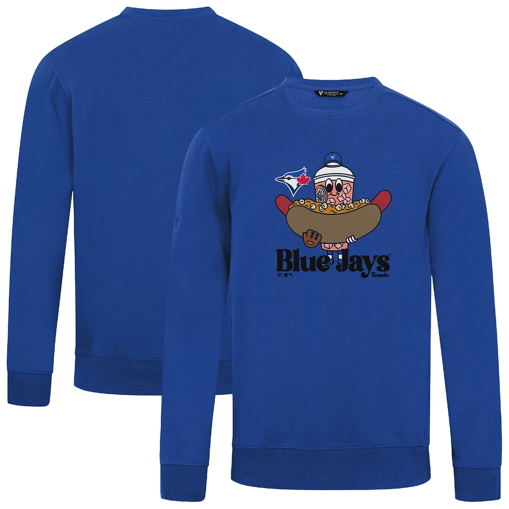 Men's Levelwear Royal Toronto Blue Jays Zane Ballpark Food Pullover Sweatshirt