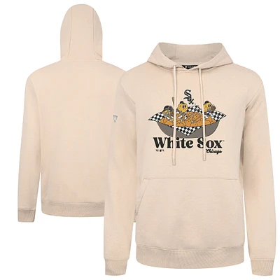 Men's Levelwear Khaki Chicago White Sox Podium Ballpark Food Pullover Hoodie