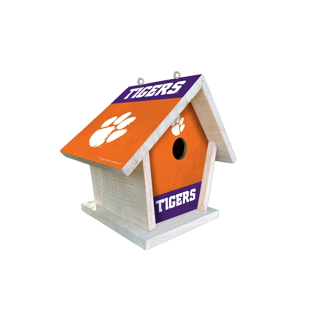 Clemson Tigers Team Pride Bird House