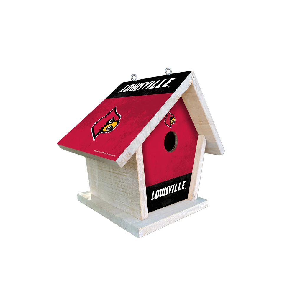 Louisville Cardinals Team Pride Bird House