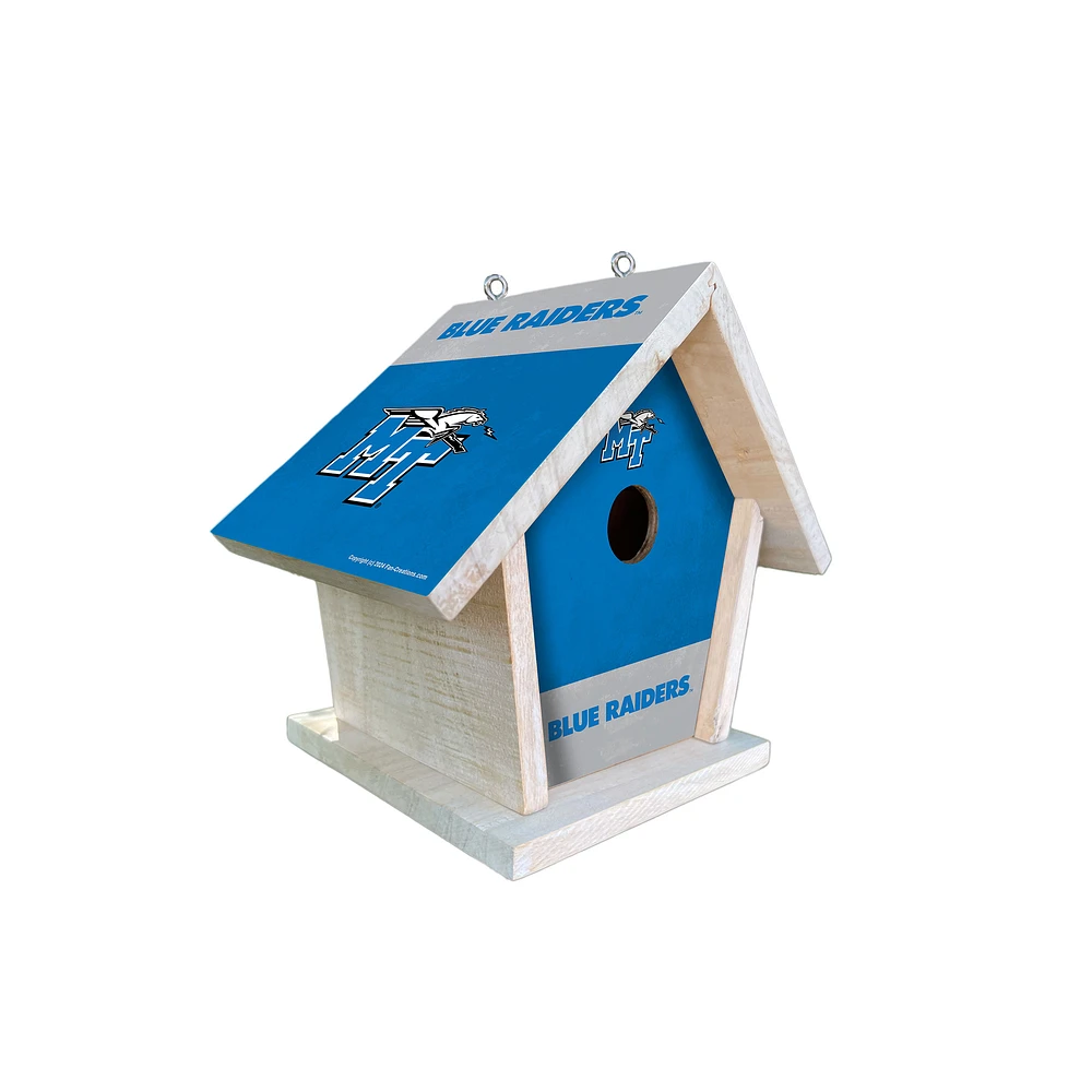 MTSU Blue Raiders Team Pride Bird House