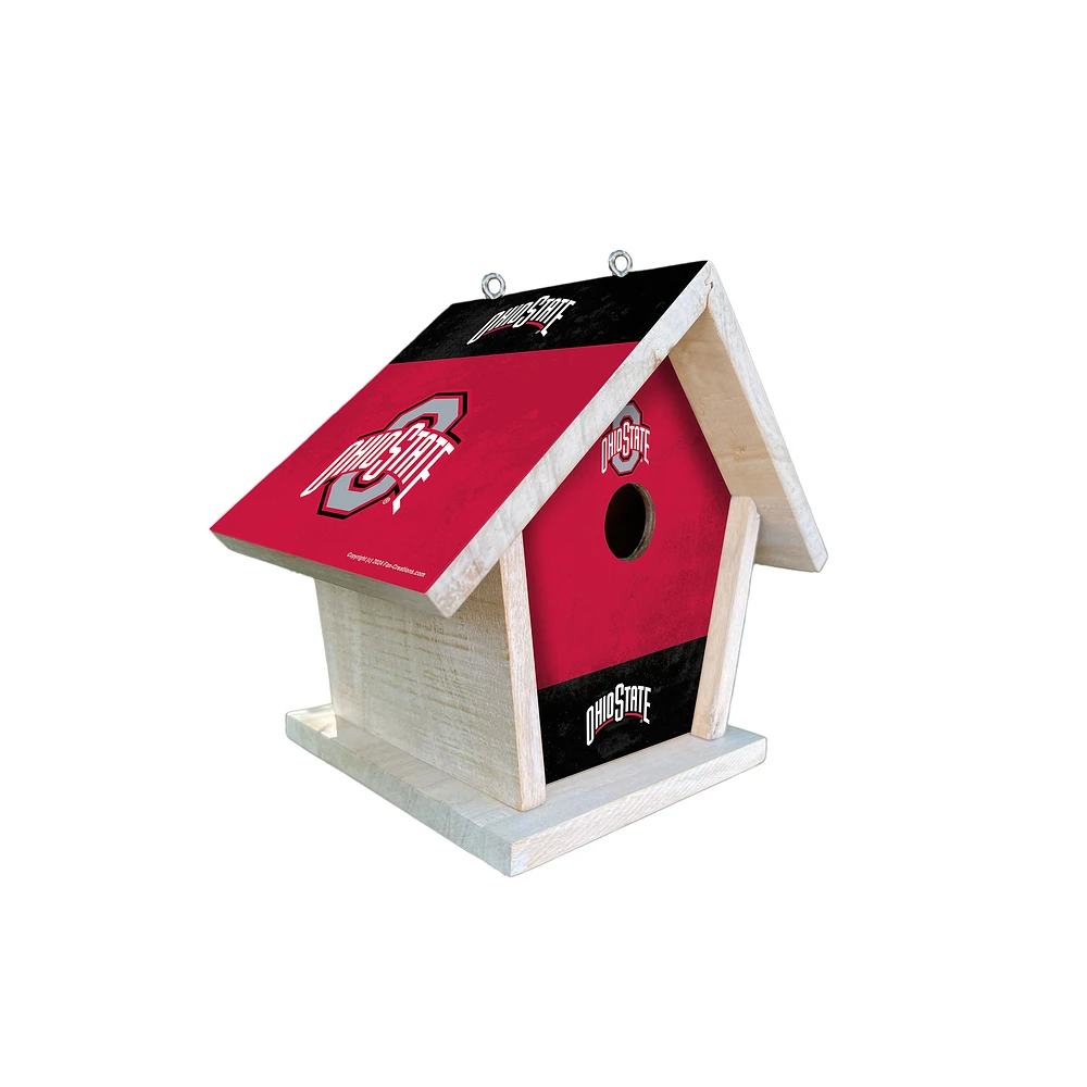 Ohio State Buckeyes Team Pride Bird House