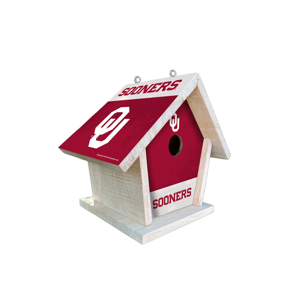Oklahoma Sooners Team Pride Bird House