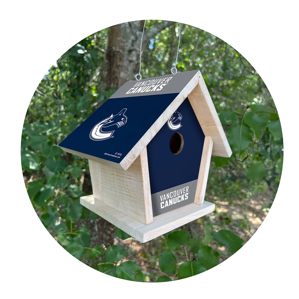 Vancouver Canucks Team Pride Bird House