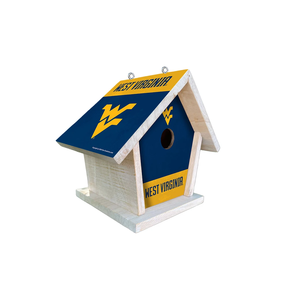 West Virginia Mountaineers Team Pride Bird House