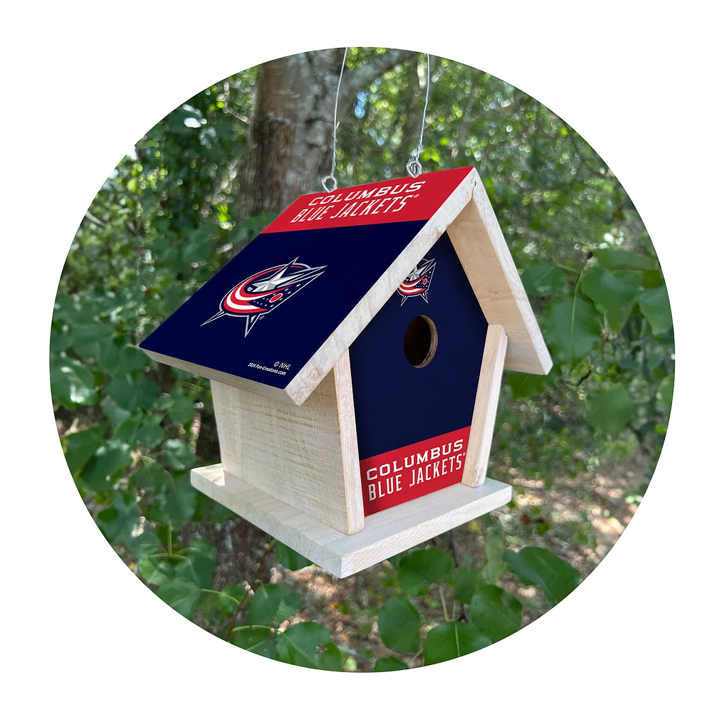Columbus Blue Jackets Team Pride Bird House