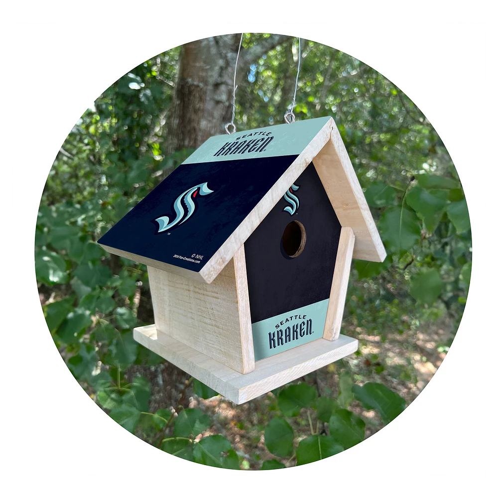 Seattle Kraken Team Pride Bird House