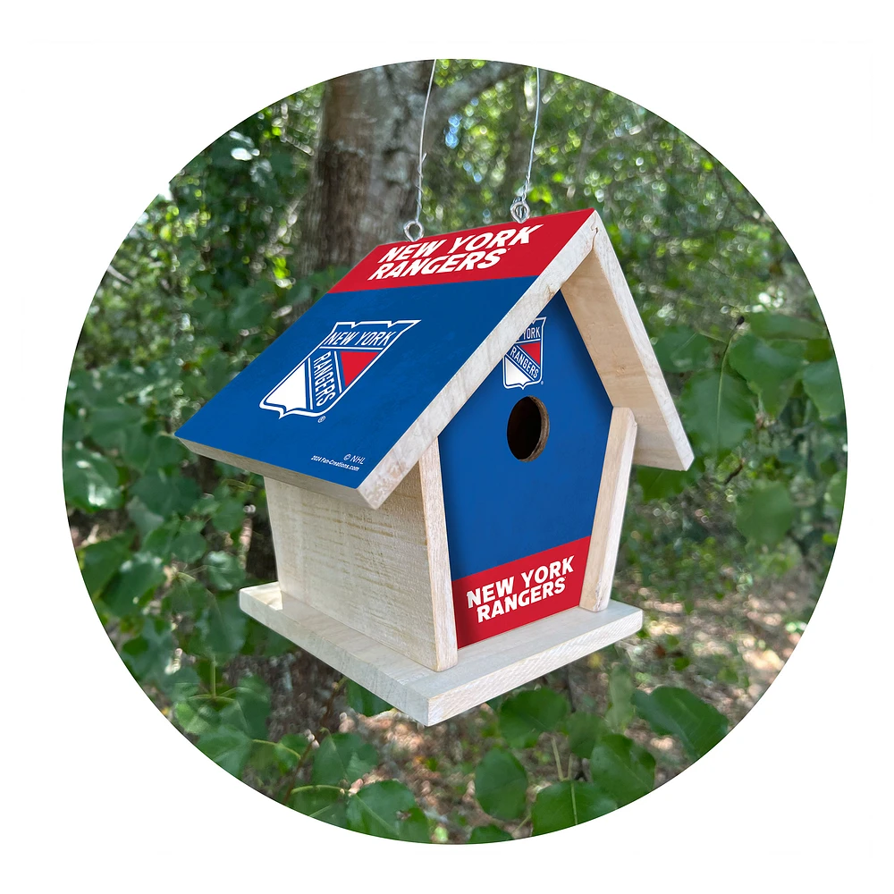 New York Rangers Team Pride Bird House