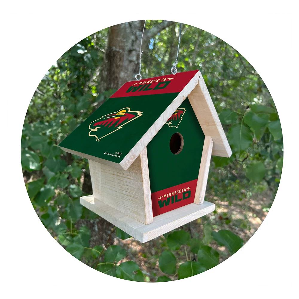 Minnesota Wild Team Pride Bird House