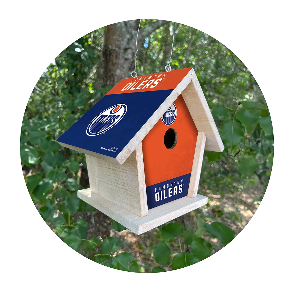 Edmonton Oilers Team Pride Bird House