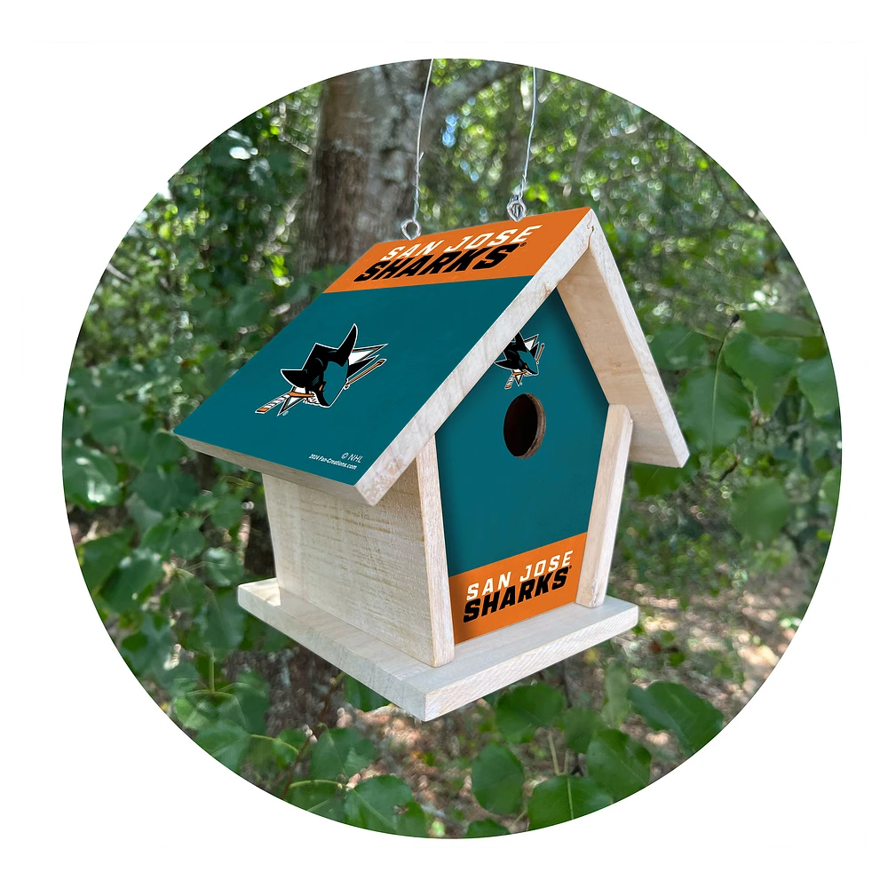 San Jose Sharks Team Pride Bird House