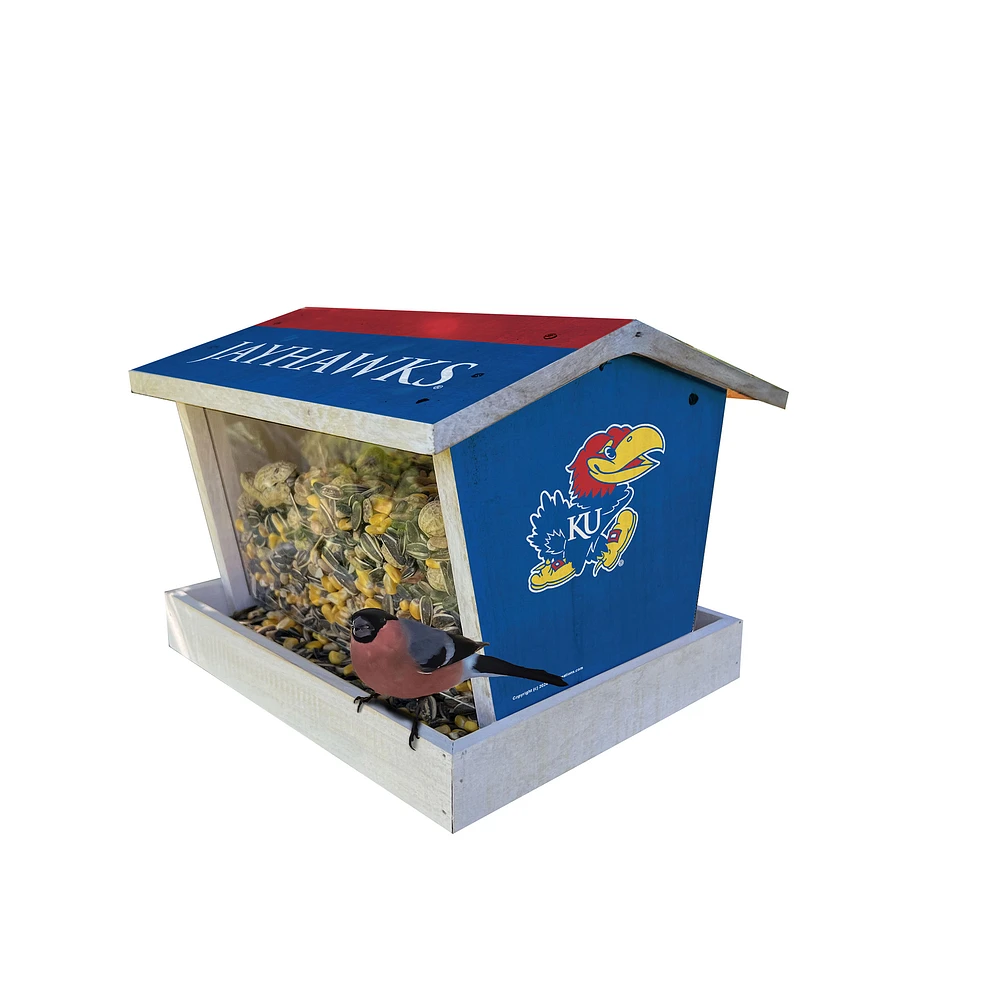 Kansas Jayhawks Team Pride Bird Feeder