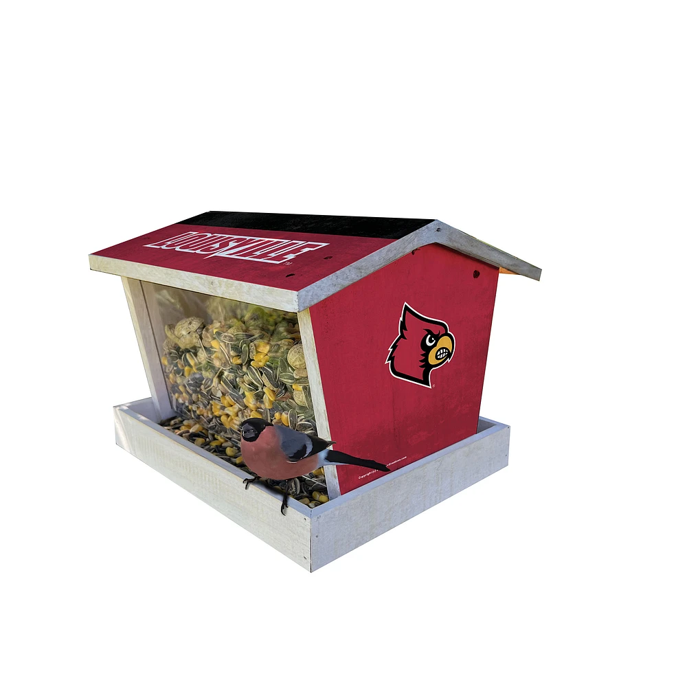 Louisville Cardinals Team Pride Bird Feeder