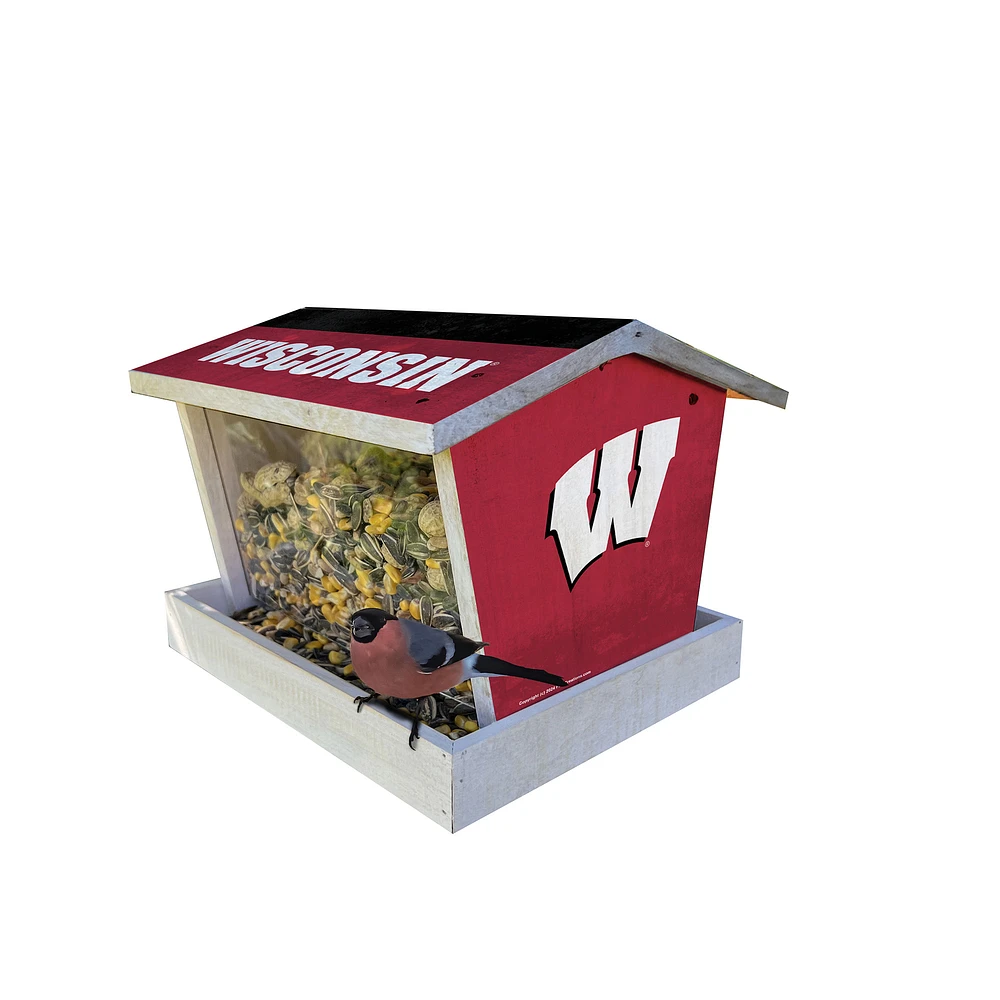 Wisconsin Badgers Team Pride Bird Feeder