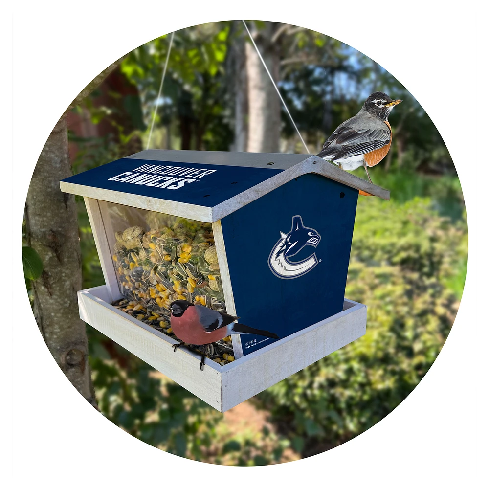 Vancouver Canucks Team Pride Bird Feeder