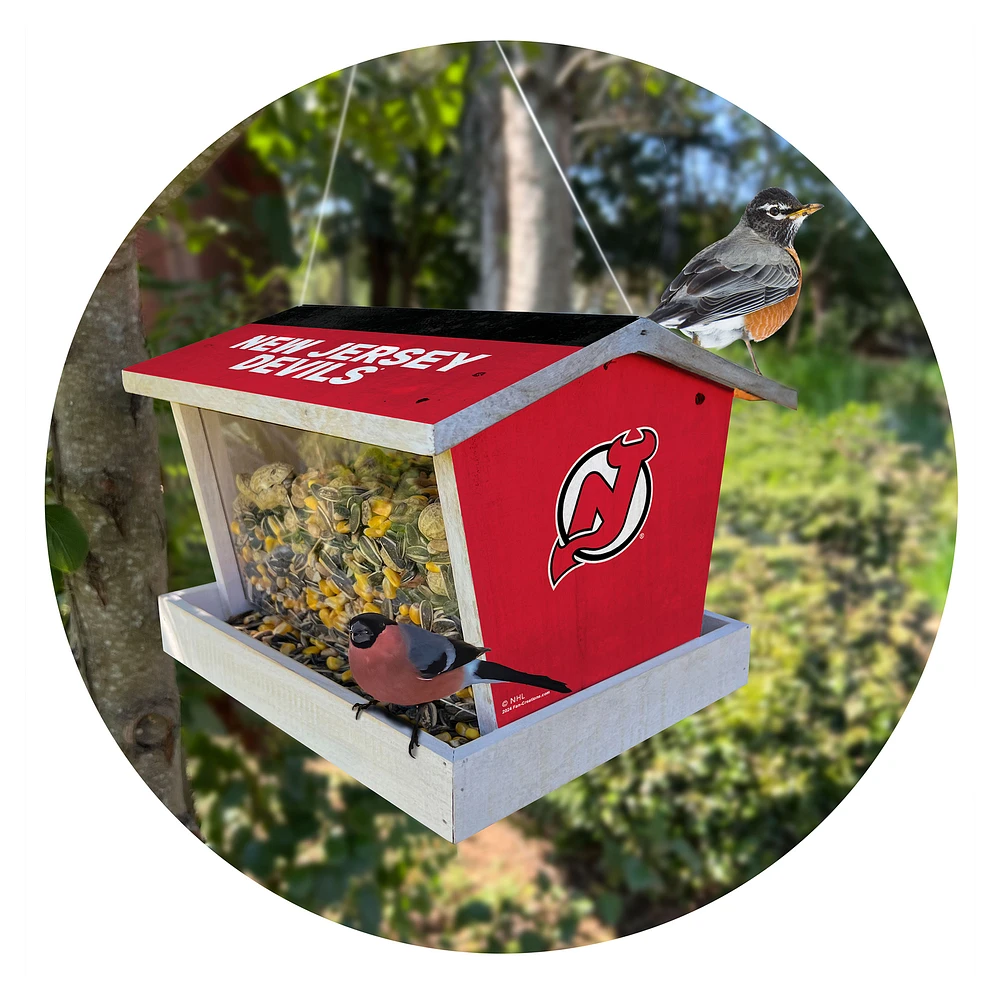 New Jersey Devils Team Pride Bird Feeder