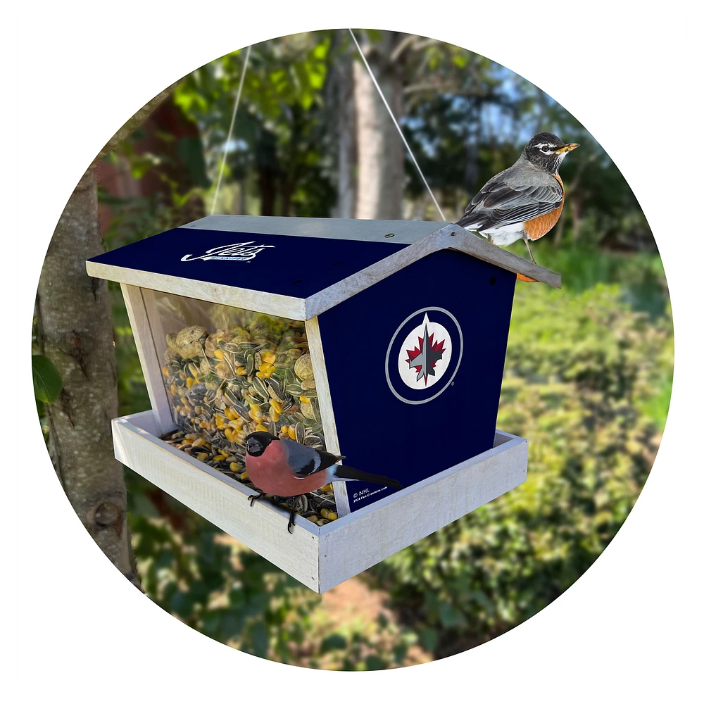 Winnipeg Jets Team Pride Bird Feeder