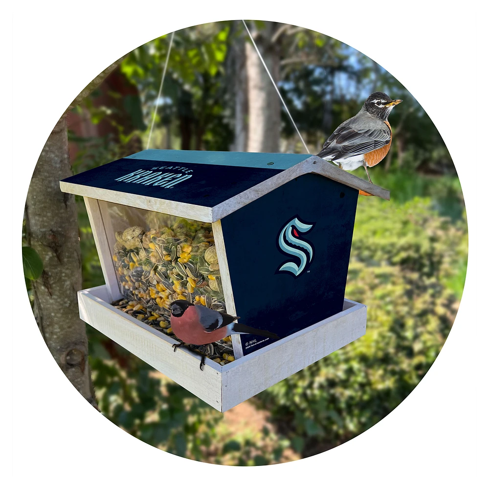 Seattle Kraken Team Pride Bird Feeder
