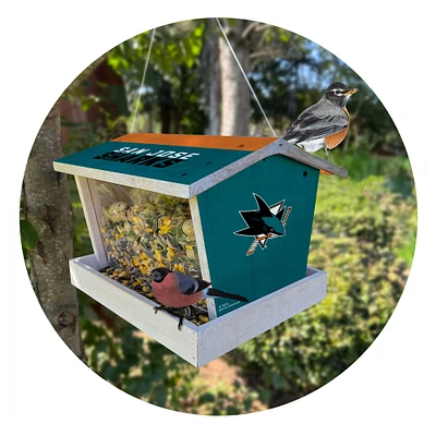 San Jose Sharks Team Pride Bird Feeder
