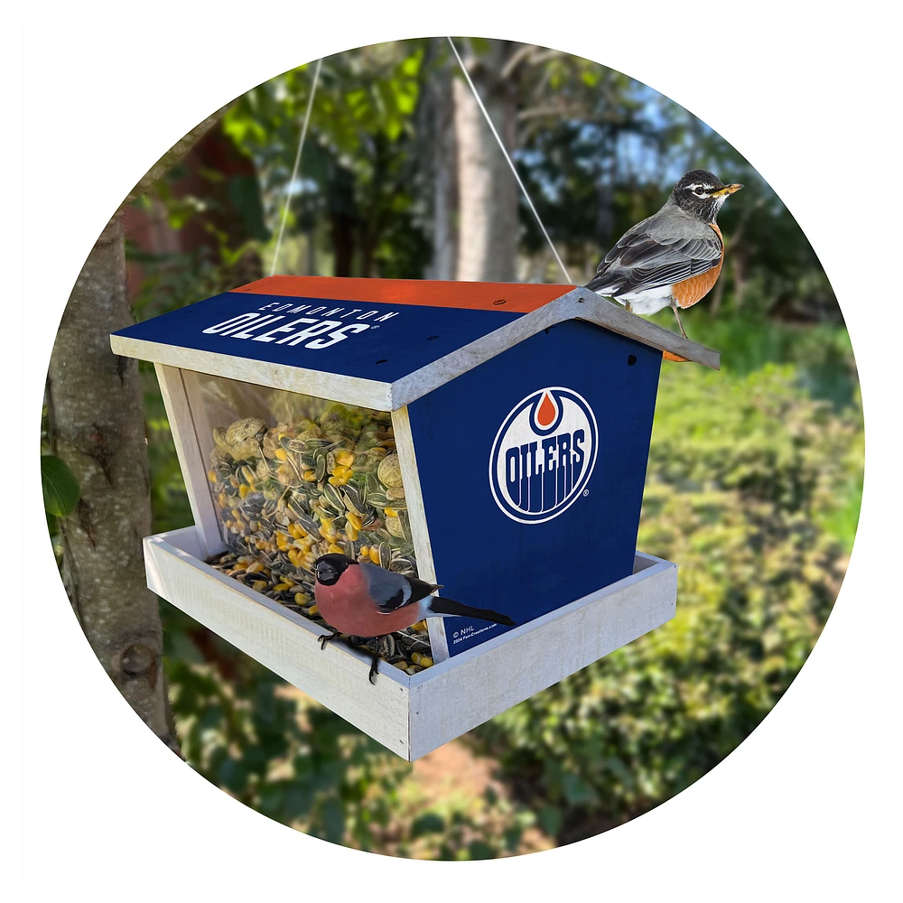 Edmonton Oilers Team Pride Bird Feeder