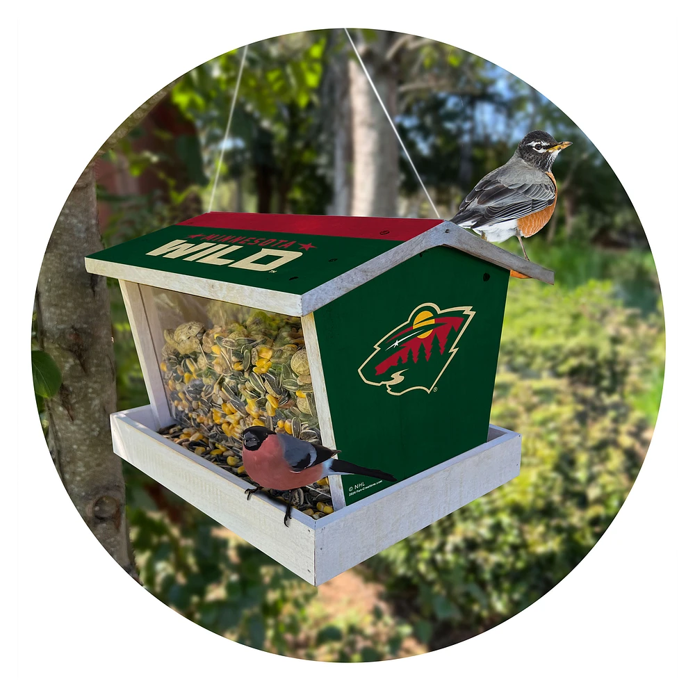 Minnesota Wild Team Pride Bird Feeder
