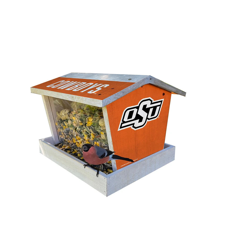 Oklahoma State Cowboys Team Pride Bird Feeder