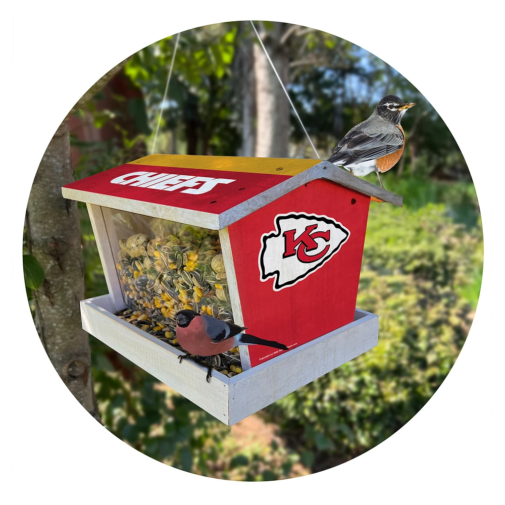 Kansas City Chiefs Team Pride Bird Feeder