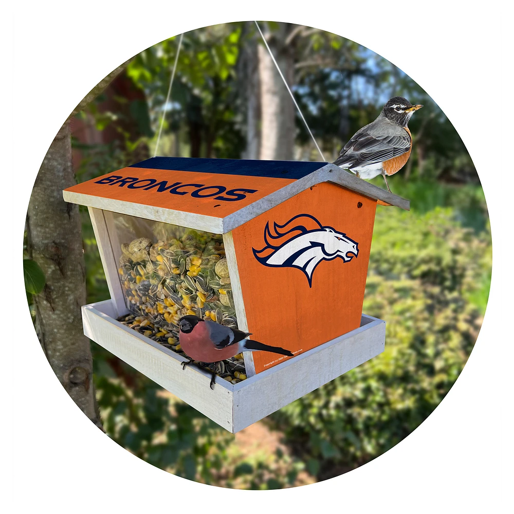 Denver Broncos Team Pride Bird Feeder