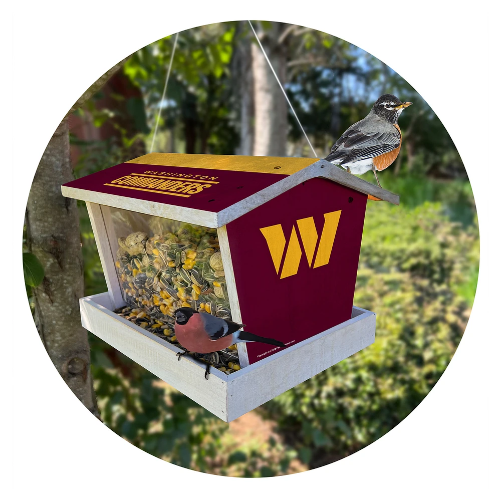 Washington Commanders Team Pride Bird Feeder