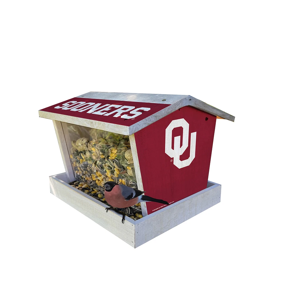 Oklahoma Sooners Team Pride Bird Feeder