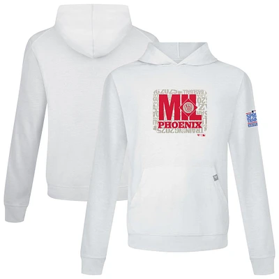 Men's Levelwear White Milwaukee Brewers 2025 Spring Training Relay Pullover Hoodie