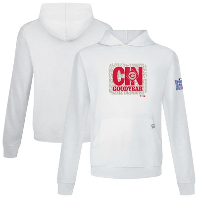 Men's Levelwear White Cincinnati Reds 2025 Spring Training Relay Pullover Hoodie