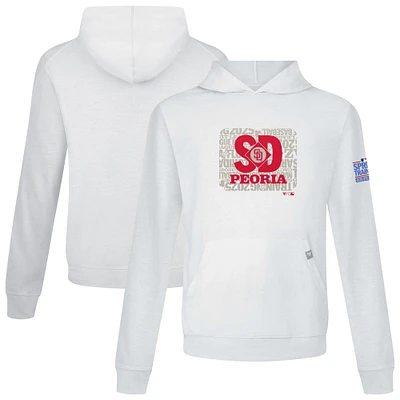 Men's Levelwear White San Diego Padres 2025 Spring Training Relay Pullover Hoodie