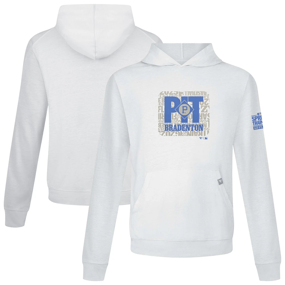 Men's Levelwear White Pittsburgh Pirates 2025 Spring Training Relay Pullover Hoodie