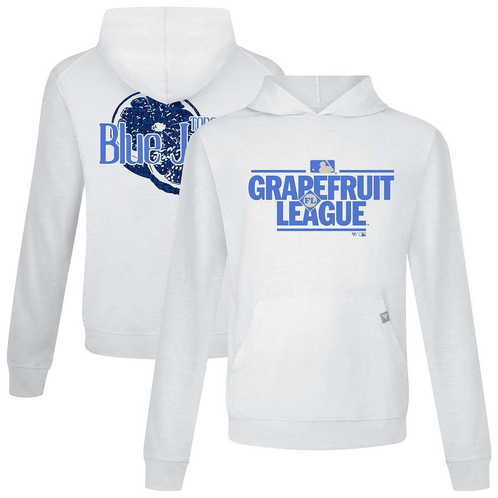 Men's Levelwear White Toronto Blue Jays 2025 Spring Training Relay Pullover Hoodie