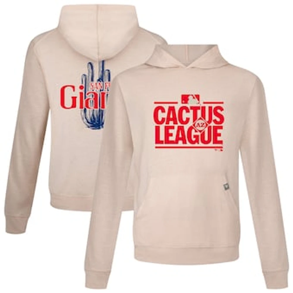 Men's Levelwear Khaki San Francisco Giants 2025 Spring Training Relay Pullover Hoodie