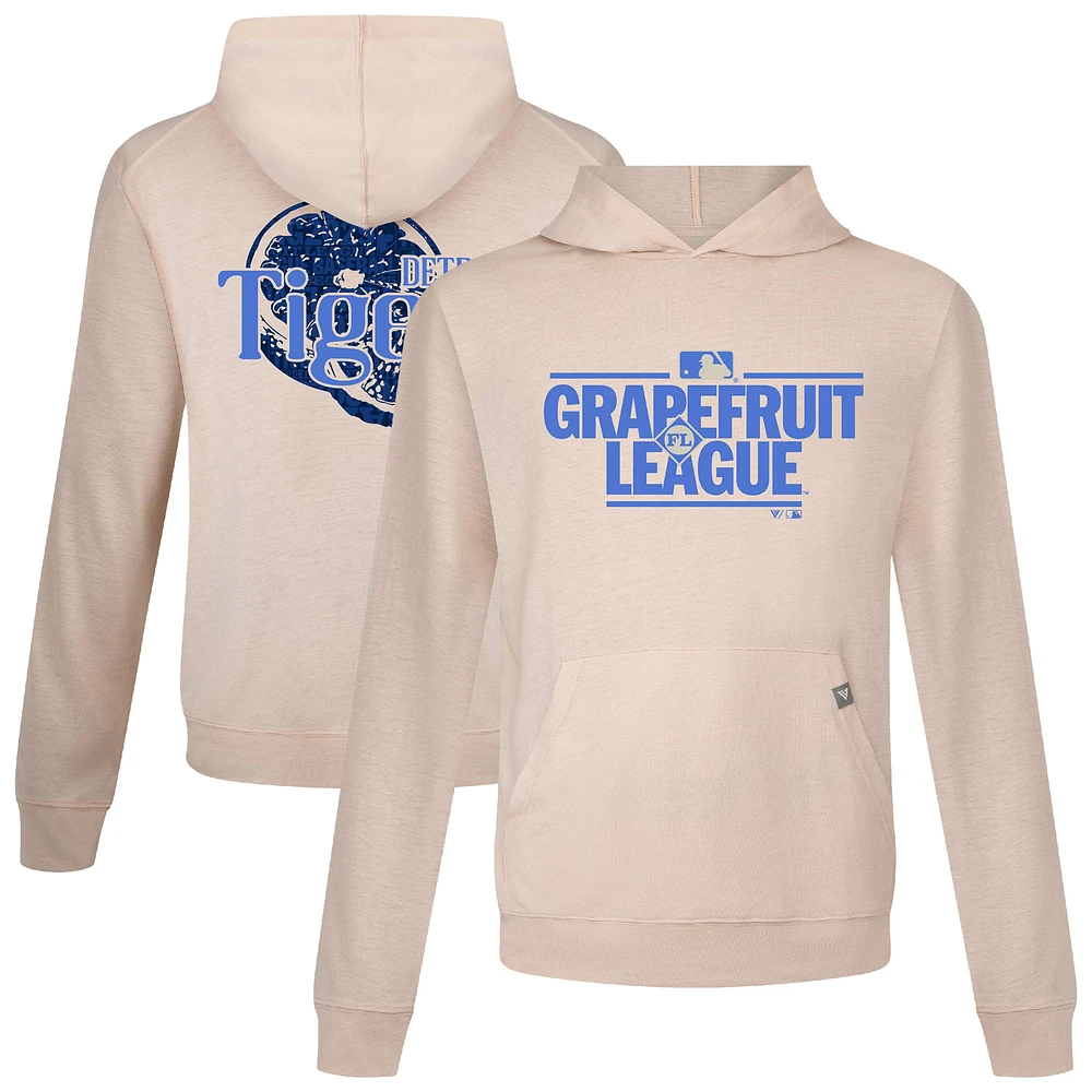 Men's Levelwear Khaki Detroit Tigers 2025 Spring Training Relay Pullover Hoodie