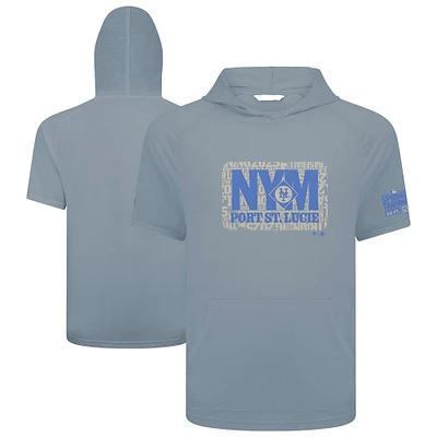 Men's Levelwear Gray New York Mets 2025 Spring Training Phase Hoodie T-Shirt