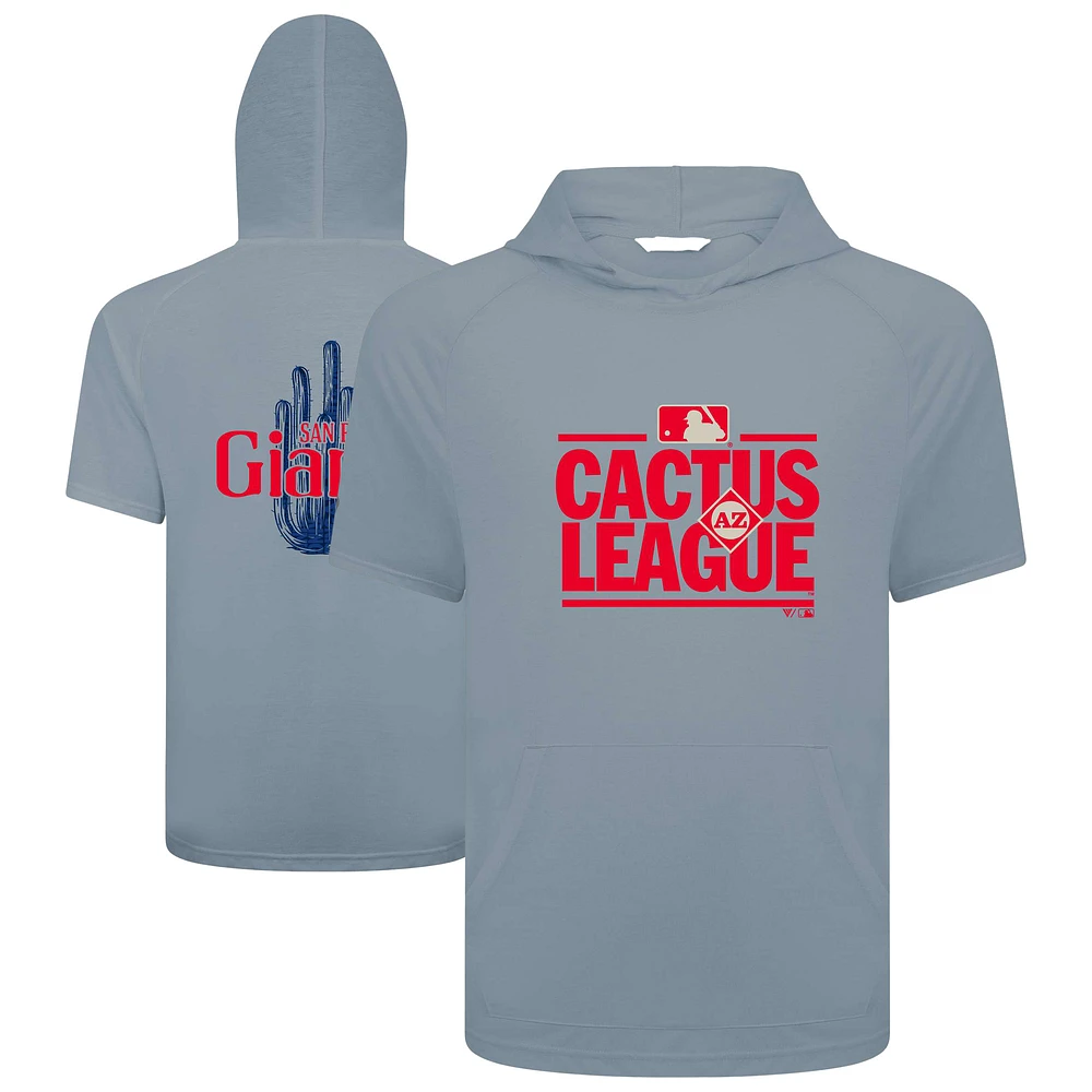 Men's Levelwear Gray San Francisco Giants 2025 Spring Training Phase Hoodie T-Shirt