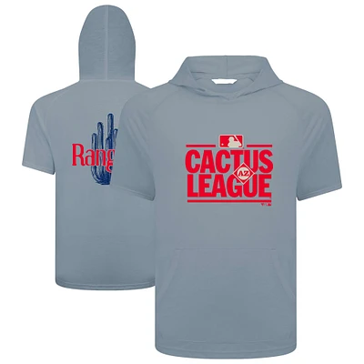 Men's Levelwear Gray Texas Rangers 2025 Spring Training Phase Hoodie T-Shirt