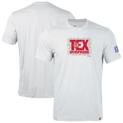 Men's Levelwear White Texas Rangers Thrive Spring Training T-Shirt