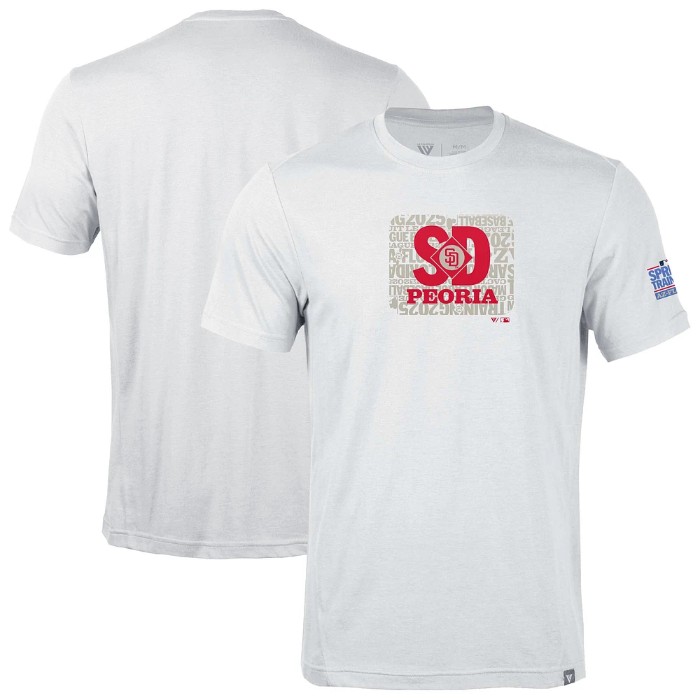 Men's Levelwear White San Diego Padres Thrive Spring Training T-Shirt