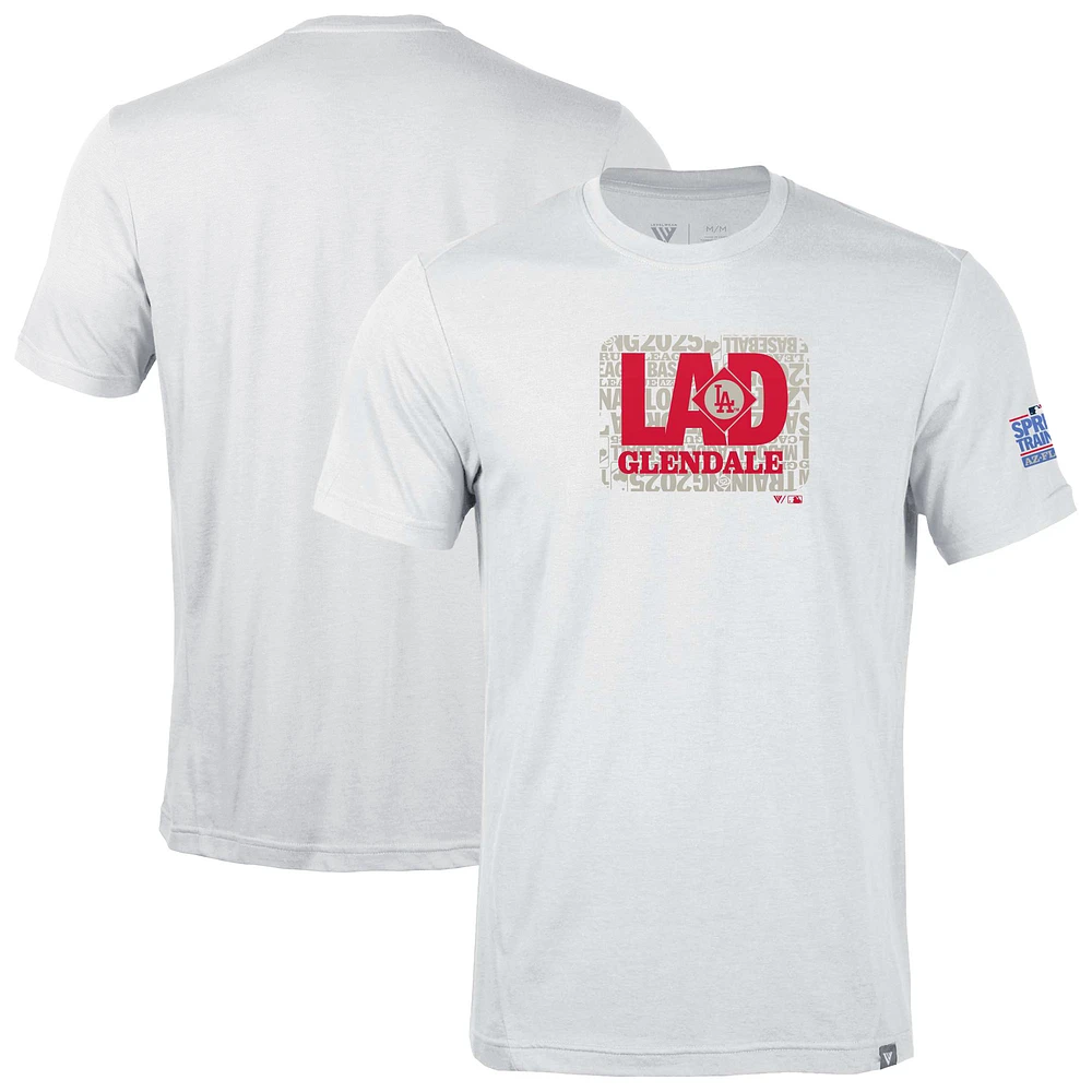 Men's Levelwear White Los Angeles Dodgers Thrive Spring Training T-Shirt
