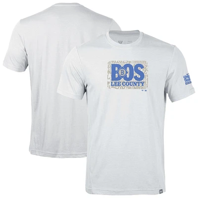 Men's Levelwear White Boston Red Sox 2025 Spring Training Thrive Tri-Blend T-Shirt